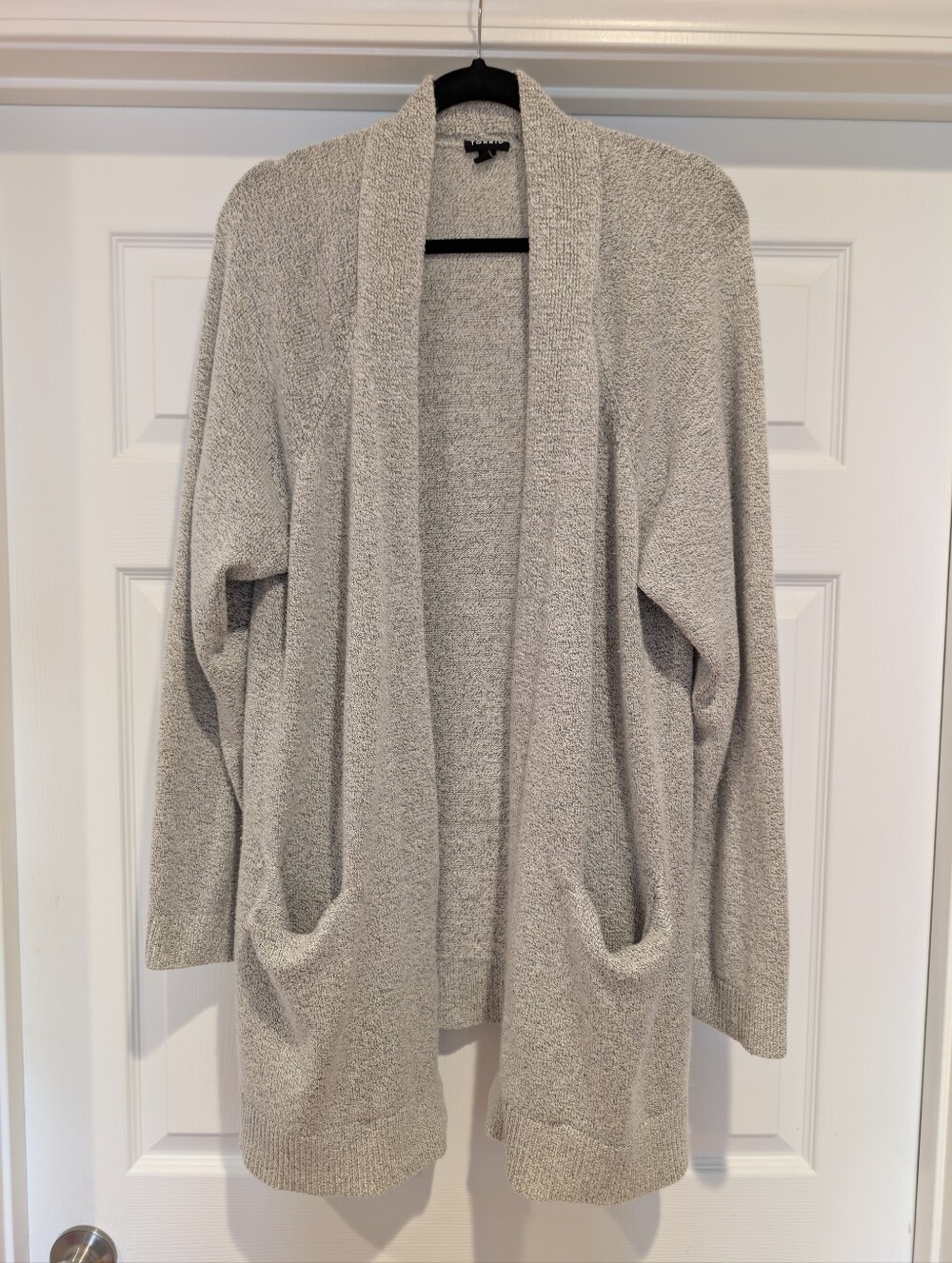 Torrid Gray Open Front Cardigan 3X Cozy Neutral Normcore Minimalist Fall